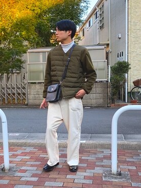 「JOURNAL STANDARD relume（ジャーナルスタンダード　レリューム）のアイテム（ブルゾン）」を使った、Yukiさん（メンズ・172cm）の冬コーディネート
