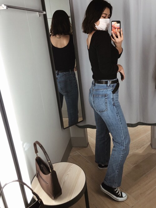 Lani1999 Moussyのデニムパンツを使ったコーディネート Wear Lani1999 Moussyのデニムパンツを使ったコーディネート Wear