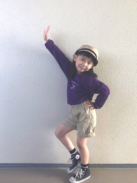 kapoさん（キッズ・110cm）の春コーディネート