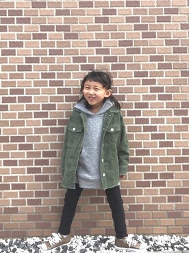 「平成最後のWEARISTAセンバツ」｜「アイテム（その他アウター）」を使った、kapoさん（キッズ・110cm）の春コーディネート