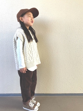 「BEAUTY&YOUTH UNITED ARROWS(ビューティーアンドユースユナイテッドアローズ)のアイテム」を使った、kapoさん(キッズ・110cm)の冬コーディネート