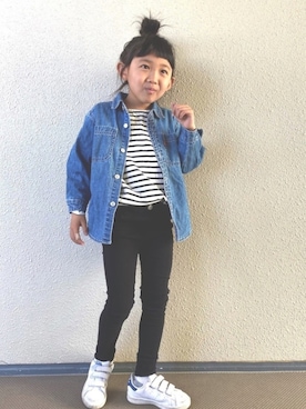 kapoさん（キッズ・110cm）の春コーディネート