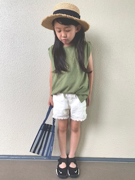 kapoさん（キッズ・110cm）の夏コーディネート