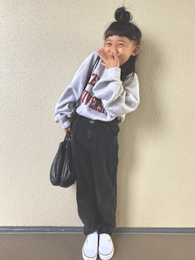 「select MOCA（セレクトモカ）のアイテム」を使った、kapoさん（キッズ・120cm）の秋コーディネート