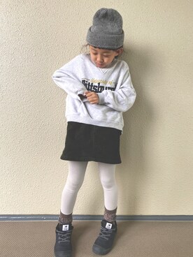 「SHIPS JET BLUE（シップスジェットブルー）のアイテム（帽子）」を使った、kapoさん（キッズ・120cm）の秋コーディネート