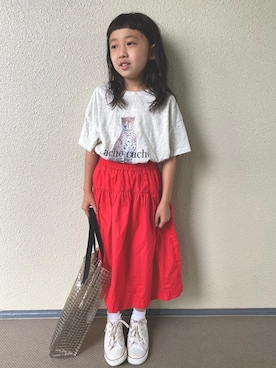 「Spick & Span（スピックアンドスパン）のアイテム」を使った、kapoさん（キッズ・120cm）の夏コーディネート