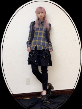 「elements,H（エレメンツアッシュ）のアイテム」を使った、AKIRA(DISACODE)さん（レディース・168cm）の春コーディネート