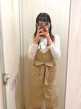 「CECIL McBEE（セシルマクビー）のアイテム（ワンピース/ドレス）」を使った、1feminine1さん（レディース・157cm）の秋コーディネート
