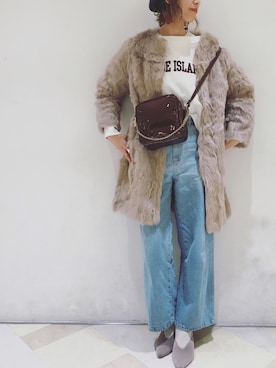 よーしだ☺︎さん（レディース・166cm）の冬コーディネート