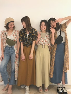 よーしだ☺︎さん(レディース・166cm)の夏コーディネート