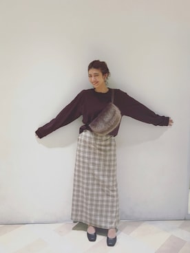 「Lara&Heart（ララアンドハート）のアイテム」を使った、よーしだ☺︎さん（レディース・166cm）の夏コーディネート