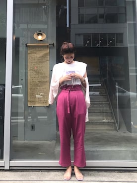 「Sixty Seven  （シックスティセブン）のアイテム」を使った、よーしだ☺︎さん（レディース・166cm）の夏コーディネート