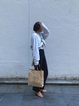 「mystic（ミスティック）のLara Small ball necklece（ネックレス）」を使った、よーしだ☺︎さん（レディース・166cm）の秋コーディネート