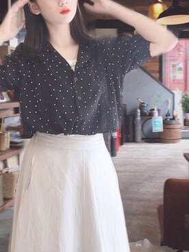 ひなた。さん（レディース・157cm）の夏コーディネート