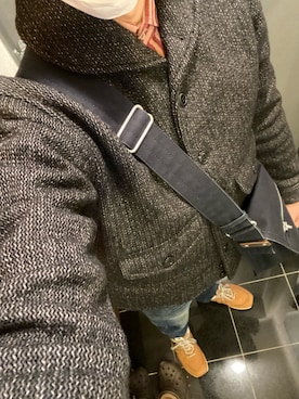「CUSHMAN（クッシュマン）のアイテム（ジャケット/アウター）」を使った、すんさん（メンズ・177cm）の冬コーディネート