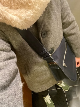 「schott（ショット）のアイテム（ピーコート）」を使った、すんさん（メンズ・177cm）の冬コーディネート