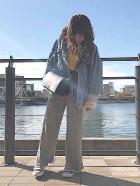 「SPINNS（スピンズ）のアイテム（バッグ）」を使った、Nao Odakaさん（レディース・156cm）の秋コーディネート