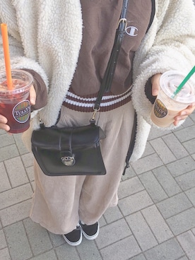 「Kastane（カスタネ）のアイテム（ブルゾン）」を使った、Nao Odakaさん（レディース・156cm）の冬コーディネート