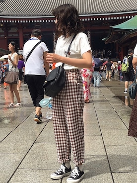 「MAISON KITSUNE」｜Nao Odakaさん（レディース・156cm）の秋コーディネート