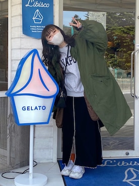 「M65」｜Nao Odakaさん（レディース・156cm）の春コーディネート