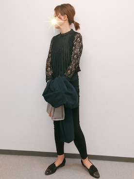 スタッフさん（レディース・167cm）の秋コーディネート
