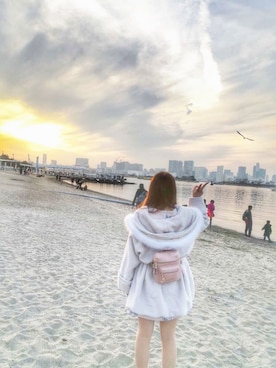 あずきさん（レディース・166cm）の冬コーディネート