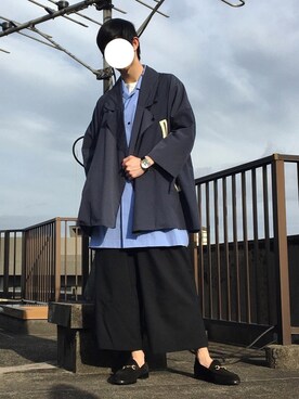 「my beautiful landlet（マイビューティフルランドレット）のアイテム（その他アウター）」を使った、Nさん（メンズ・172cm）の春コーディネート
