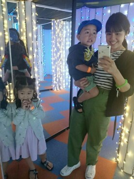 「プチプラミックス」｜わっかさん（レディース・158cm）の夏コーディネート