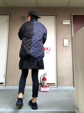 「DRESSEDUNDRESSED（ドレスドアンドレスド）のアイテム（ジャケット/アウター）」を使った、shige   Dolla  ＄ignさん（メンズ・175cm）の冬コーディネート