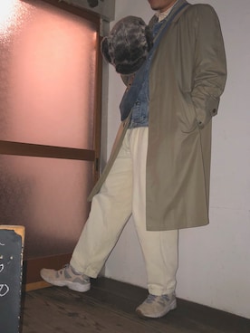 「MCM（エムシーエム）のアイテム（財布/小物）」を使った、tatsuki horioさん（メンズ・180cm）の冬コーディネート