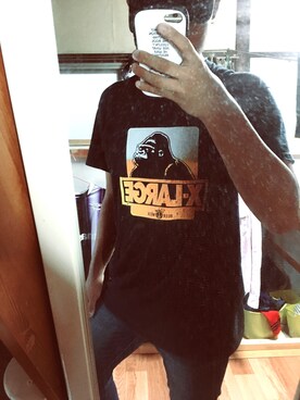 「XLARGE（エクストララージ）のアイテム（Tシャツ/カットソー、ブラック系）」を使った、はしもとさん（メンズ・167cm）の秋コーディネート