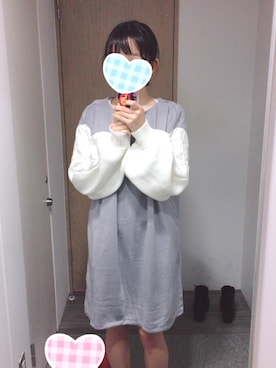 もえ 도메키さん（レディース・160cm）の冬コーディネート