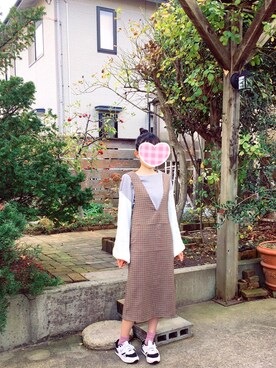 もえ 도메키さん（レディース・160cm）の秋コーディネート