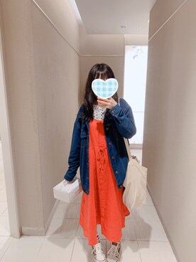 もえ 도메키さん（レディース・160cm）の春コーディネート