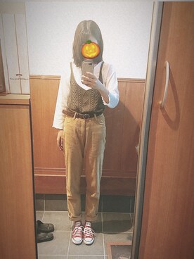 ®️さん（レディース・157cm）の秋コーディネート