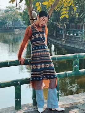 yukaさん（レディース・153cm）の冬コーディネート