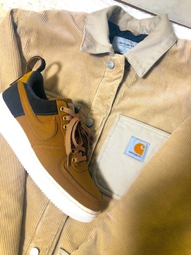 「airforce1」｜「アイテム（ジャケット/アウター）」を使った、koukiさん（メンズ・180cm）の冬コーディネート