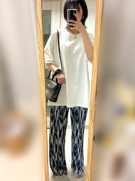 「SCHOTT」｜「アイテム（腕時計）」を使った、momoyo118さん（レディース・163cm）の夏コーディネート