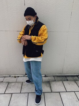 スウェットを使った ハーフジップ の人気ファッションコーディネート Wear