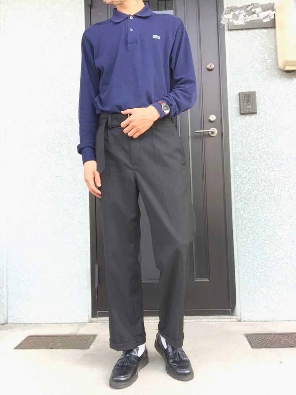 Shotaさんの「『L.13.12』定番長袖ポロシャツ（LACOSTE）」を使ったコーディネート