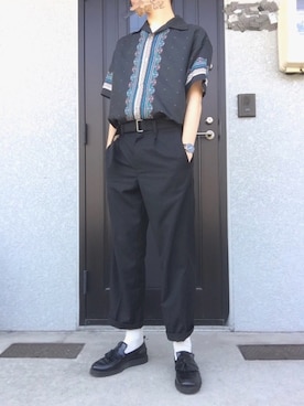 「アイテム（ピアス（片耳用））」を使った、Shotaさん（メンズ・174cm）の夏コーディネート