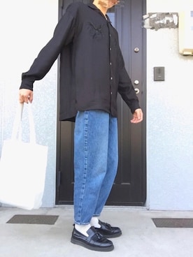 「アイテム（ピアス（片耳用））」を使った、Shotaさん（メンズ・174cm）の春コーディネート