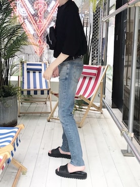 「A land（エーランド）のアイテム（パンツ）」を使った、Shotaさん（メンズ・174cm）の夏コーディネート