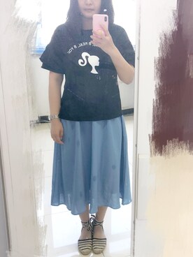 「SOLUDOS（ソルドス）のアイテム」を使った、berniceさん（レディース・163cm）の夏コーディネート