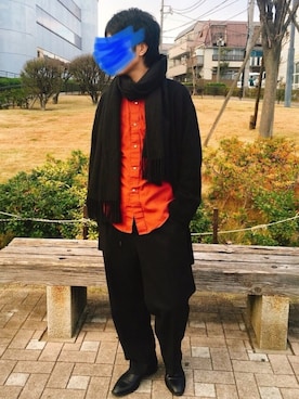 「ONE DAY KMC （ワンデイケーエムシー）のアイテム（ブーツ）」を使った、momoyaさん（メンズ・173cm）の秋コーディネート