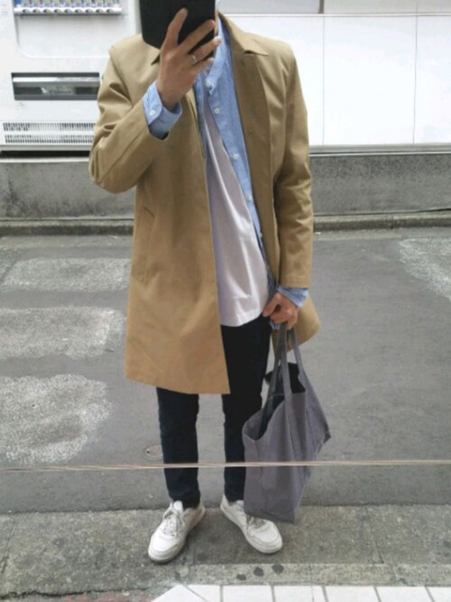Fashion Syndrome 無印良品のステンカラーコートを使ったコーディネート Wear