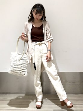 moeさん（レディース・158cm）の夏コーディネート