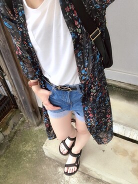 「Primazel（プリマゼル）のアイテム」を使った、みんさん（レディース・153cm）の夏コーディネート