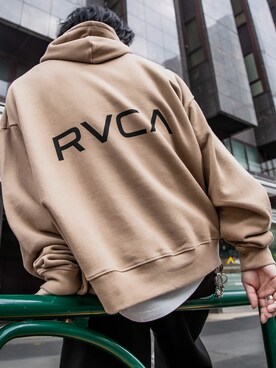 RVCA（ルーカ）の「RVCA/ルーカ ビッグシルエットBACKロゴパーカー 
