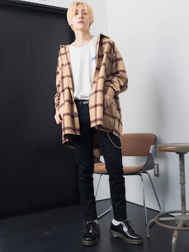 「PUBLUX（パブリュクス）のアイテム（スウェット）」を使った、PUBLUX MENSさん（メンズ・175cm）の秋コーディネート